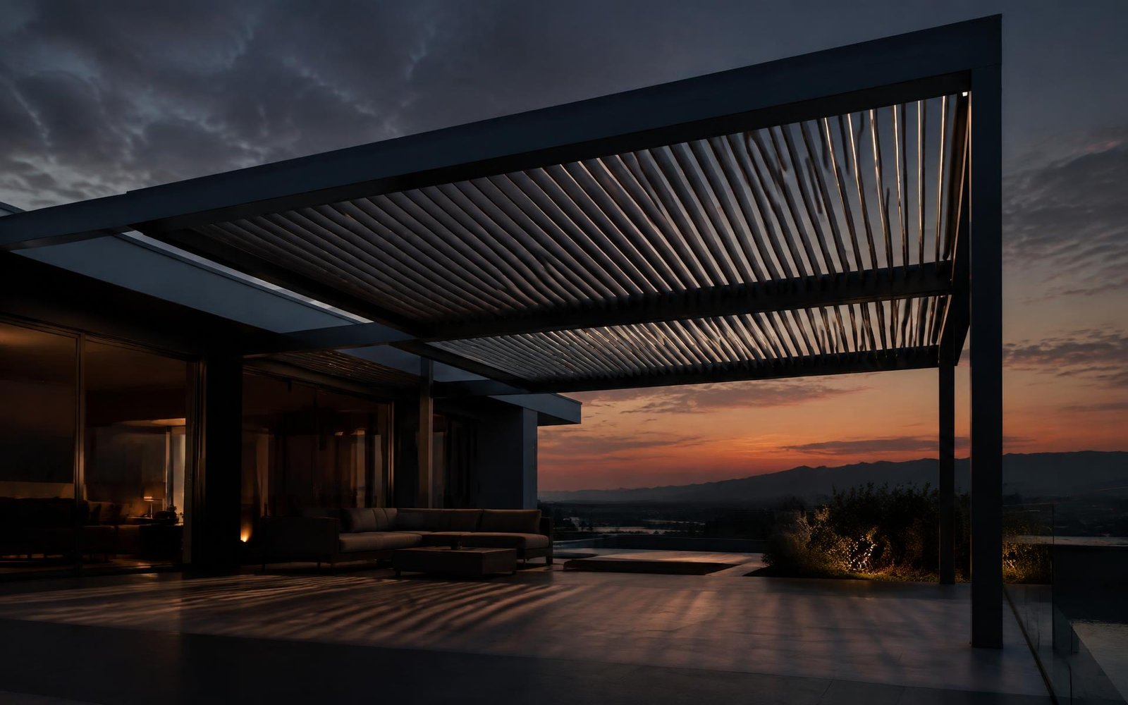 Sun Louver Pergola